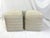 Pair of Waterfall Ottomans in Cream For Sale - Image 9 of 12