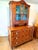 18th Century Inlaid and Carved Cherrywood Vitrine Buffet, 1790s, Set of 2 For Sale - Image 17 of 18