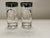 Vintage “B” Silver Trimmed Monogrammed Tumblers- A Pair For Sale - Image 4 of 7