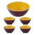 Bordallo Pinheiro Tropical Fruits 5-Piece Salad Serving Set, Passion Fruit For Sale