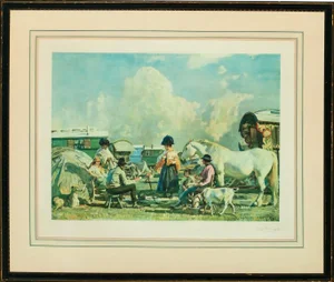"Gypsy Caravan" Lithograph