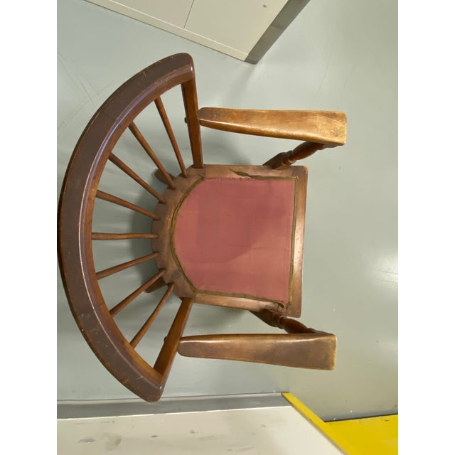 Solid Maple Lodge or Fireside Chair; 1950's State or National Parks Furniture For Sale - Image 10 of 11