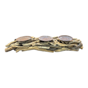 Coastal Driftwood Candle Holder