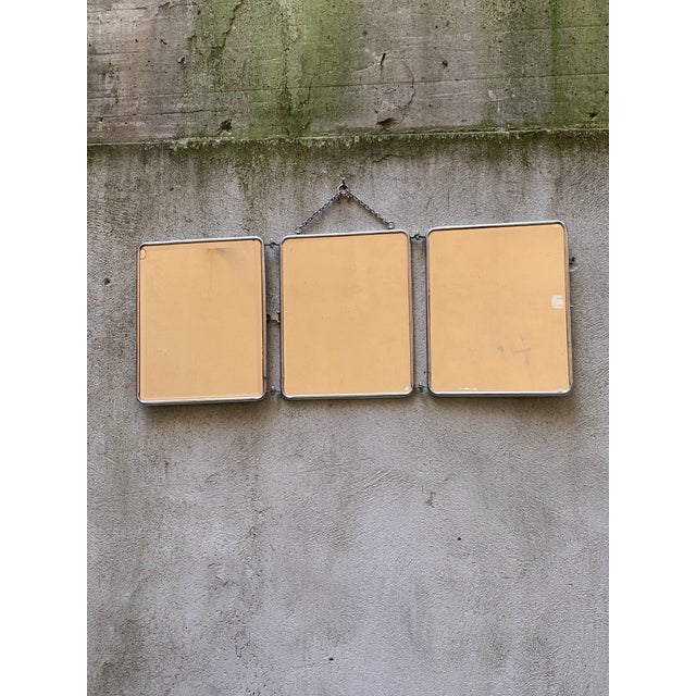 1920s Triptych Barber Mirror, 1920s For Sale - Image 5 of 5