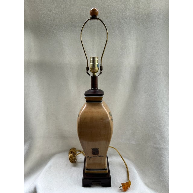 1990s Hollywood Regency Raymond Waites Designer Ceramic Palm Tree Lamp For Sale - Image 4 of 7