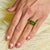 2010s Natural Tourmaline Diamond Ring 14 Y Gold 7.03 TCW Certified For Sale - Image 5 of 8