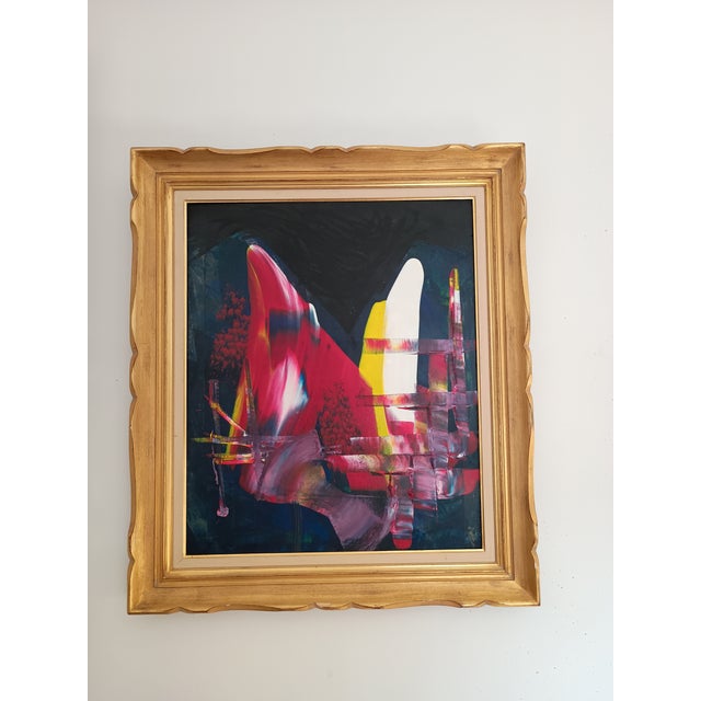 Early 21st Century Abstract Composition, 2000s, Acrylic, Framed For Sale - Image 5 of 7