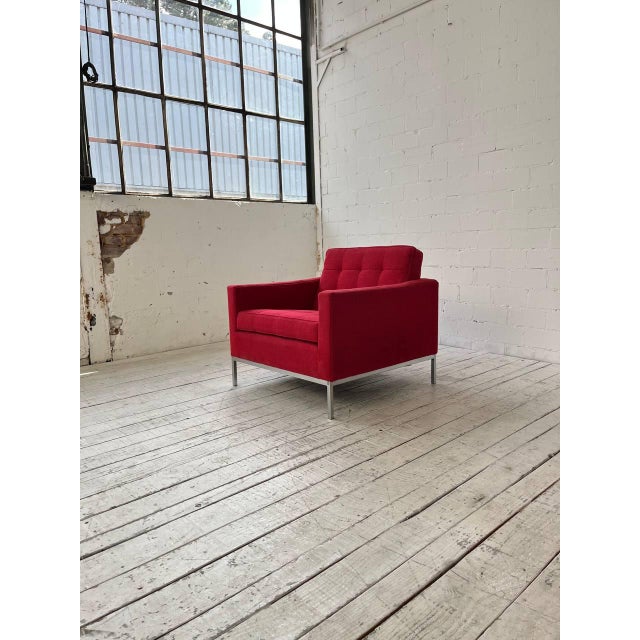 Model 1205C Easy Chair and 1205C Sofa by Florence Knoll for Knoll Inc., 1970s, Set of 2 For Sale - Image 4 of 18