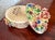 Vintage Italian Capodimonte Porcelain Flower Basket Box With Applied Roses For Sale - Image 9 of 11