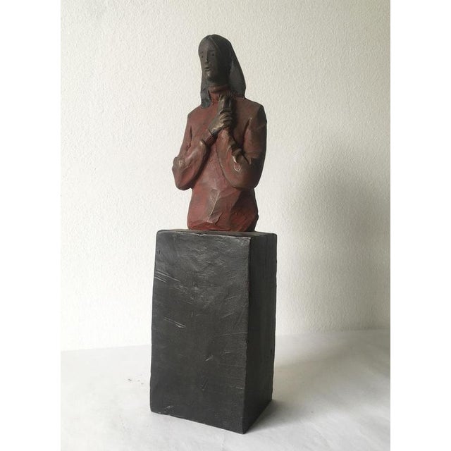 Italian Bronze Cast Figurine Sculpture by Aron Demetz, 2004 For Sale - Image 4 of 18