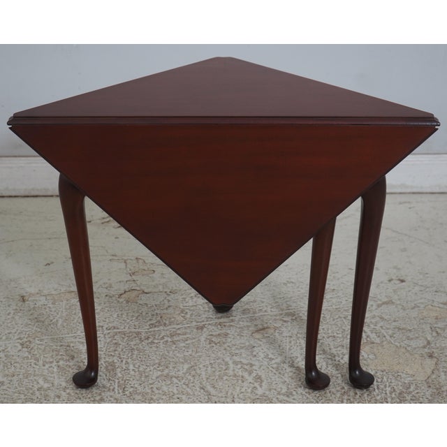 Age: Approx: 20 Years Old Details: Colonial Williamsburg Collection Mahogany High Quality Construction Queen Anne Legs &...