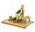 Orientalist Polychrome Bronze Pharaoh Sculpture with Lionesses For Sale - Image 5 of 13