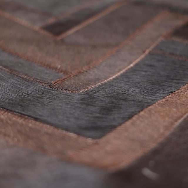 Sophisticated, architectural, and effortlessly timeless, this 16 x 24 inch genuine cowhide leather lumbar pillow is one of...