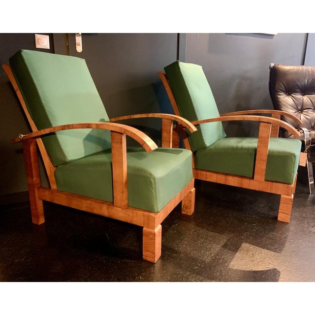 Art Deco Armchairs in the style of Rene Gabriel, 1930s, Set of 2 For Sale - Image 12 of 18