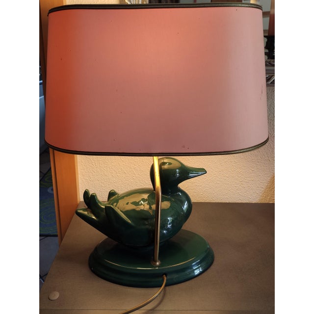 Pan Ceramic Duck Table Lamp from Goebel, 1970s For Sale - Image 10 of 10