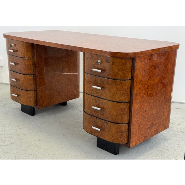 Art Deco Model H-178 Writing Desk by Jindřich Halabala from Up Závody, 1930s For Sale - Image 3 of 18