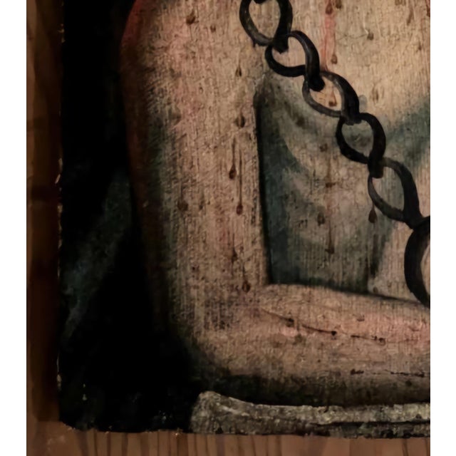 Ecce Homo, 1500s, Oil on Canvas For Sale - Image 9 of 14