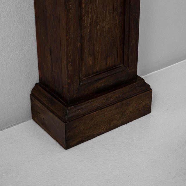 Black 1900s French Neoclassical Wooden Fireplace Mantel in Original Patina For Sale - Image 8 of 18