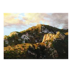 Bradley Elsberry "Untitled"mountain 9x12 Oil on Canvas Hand Signed