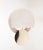 Pendulum white clock by turbina dimensions: d 22 x w 16 x h 5 cm materials: stone cast, nickel, plated brass also...