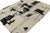 Rug & Kilim Rug & Kilim’s Abstract Rug in Ivory With Black and Ice Blue Patterns For Sale - Image 4 of 7