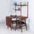 Royal System Poul Cadovius wall unit with desk, a versatile modular system with a fold-out work surface that transforms...