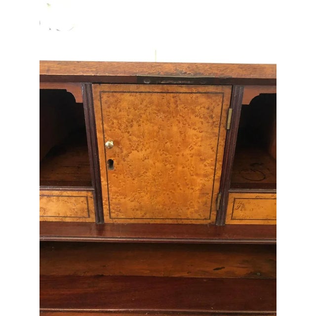 Antique George III Mahogany Bureau For Sale - Image 9 of 15