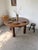 Constructivist Round Table in Walnut, 1950s For Sale - Image 6 of 18