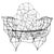 Sculptural Iron and String Armchair by Gerard Coquelin, 2020 For Sale - Image 9 of 9