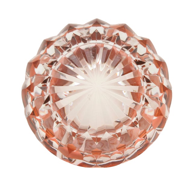 Crystal Ashtray from Val Saint Lambert, Set of 2 For Sale - Image 6 of 13