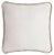 Happy Pillow Soft Velvet Cushion with Fringe Light Beige-Beige by Lorenza Briola for Lo Decor For Sale