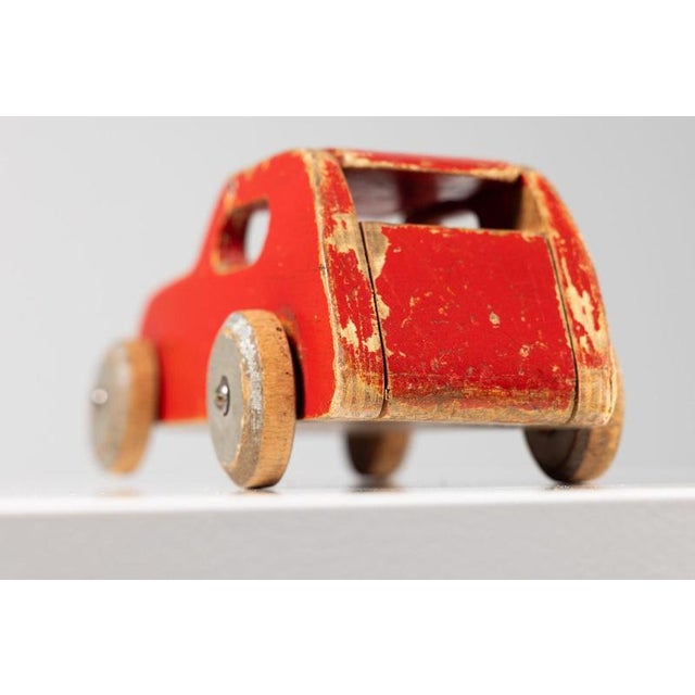Wood Ko Verzuu Automobile Model by Ko Verzuu for Ado, the Netherlands 1939 For Sale - Image 7 of 14