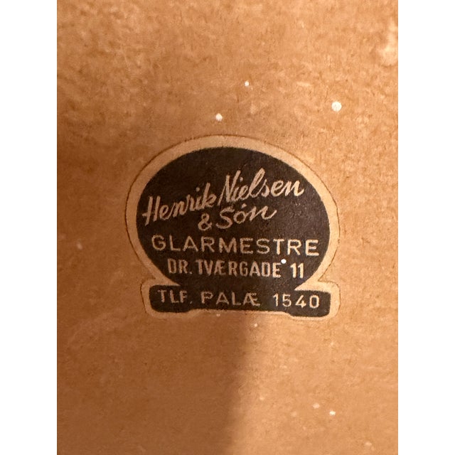 Danish Wall Mirror from Henrik Nielsen & Son For Sale - Image 6 of 9