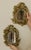 Made and Sourced from Sweden Classic candle wall sconces with mirrors, heavy brass design with beautiful detail. In good...