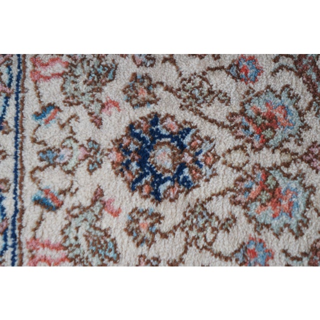 Karastan 100% Wool Floral Palmette Animal 738 Area Rug Runner Mat 2.5' X 12' For Sale - Image 11 of 17