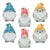 Whimsical Animal Gnome Garden Statue (Set of 6) For Sale