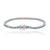 Stone Céleste 5.16 Ct Blue Topaz Linear Tennis Bracelet in 925 Sterling Silver - Anniversary Gift For Sale - Image 7 of 12