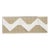 Schumacher Lazare Applique Tape in Ivory on Natural For Sale