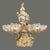 Antique Rococo Attributed Meissen Dresden Lady With Cherub Double Bowls For Sale - Image 9 of 15