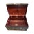 Wood Vintage Black Chinese Lacquered Wood Blanket Chest With Hand-Painted Figural Scenes. For Sale - Image 7 of 8