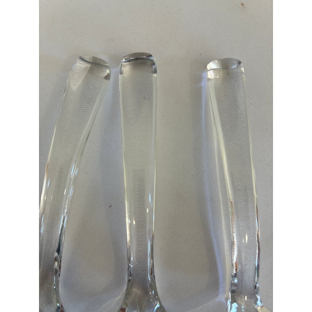 Vintage Small Clear Glass Ladles - Set of 3 For Sale - Image 9 of 9