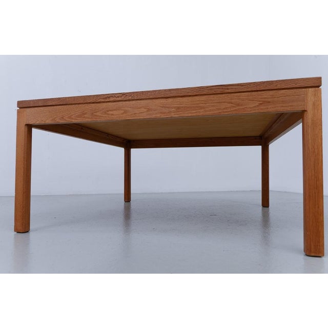 Danish Oak and Tile Coffee Table by Tue Poulsen, 1960s For Sale - Image 11 of 18