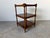 1980s Vintage English Three Tier Side Table With Gallery Top For Sale - Image 5 of 13