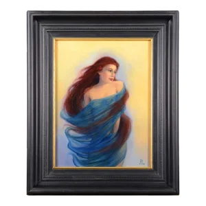 Dirk Foslien "Red Is the Color" Oil Painting on Board