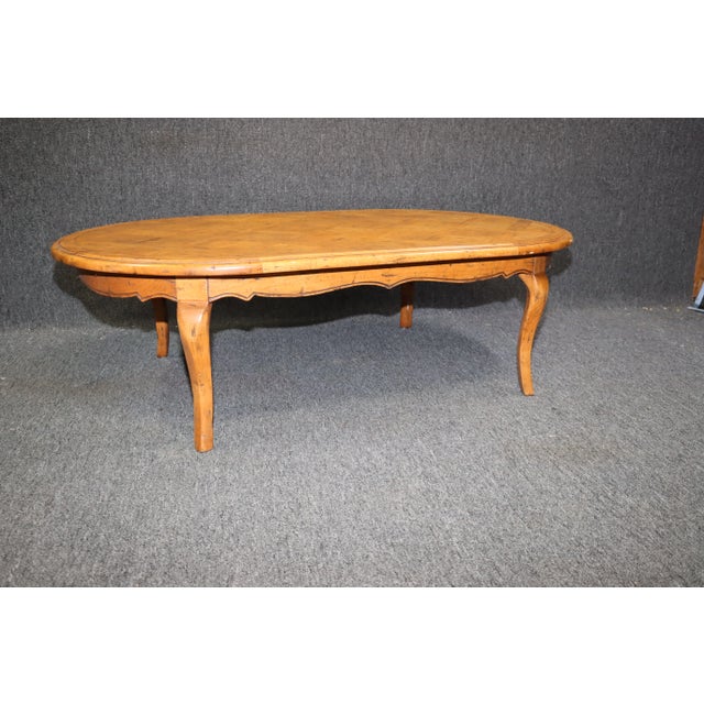 Country French Style Parquetry Coffee Table For Sale - Image 4 of 8
