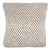 Handwoven Ivory Wool Pebble Texture Pillow Cover 20x20 - Handcrafted in India For Sale