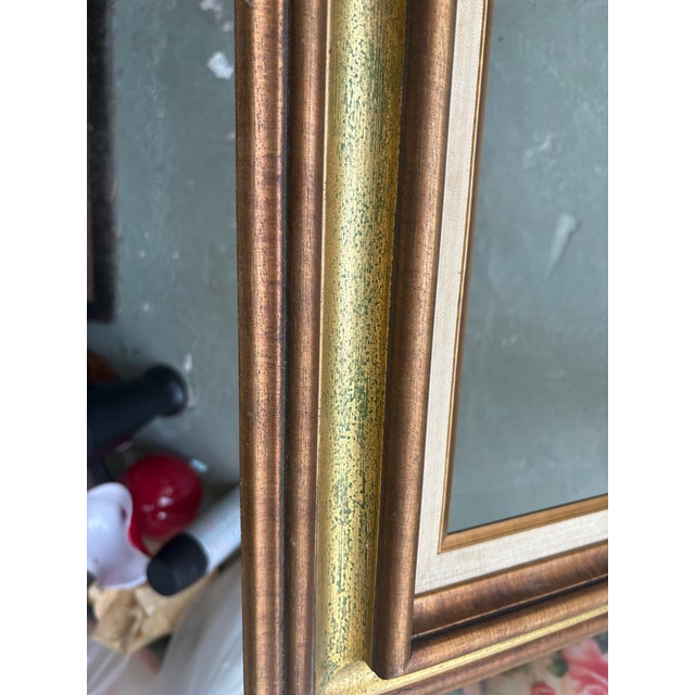 Vintage Gilt Wood Picture Frame With Linen Liner – 16” X 20” For Sale In Orlando - Image 6 of 10