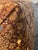 Late 20th Century Vintage Rustic Woven Wood Basket With Floral Fabric Trim For Sale - Image 5 of 9