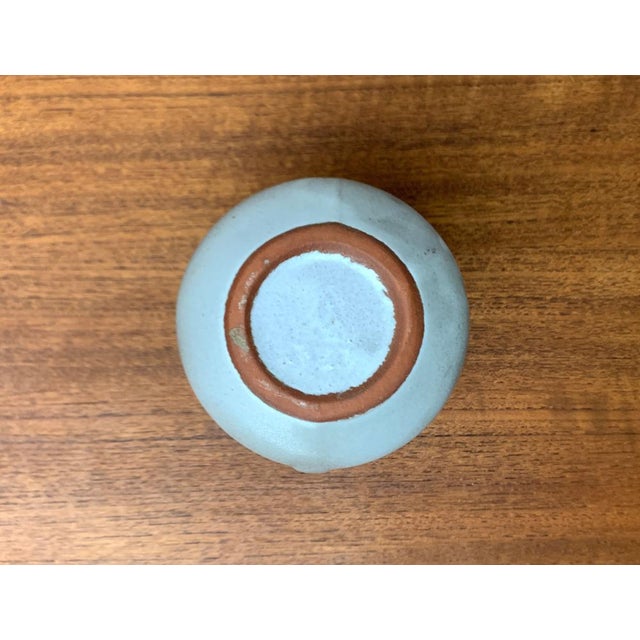 Mid-Century Minimalist WGP West German Pottery Carafe Vase from Marschner Kunsttöpferei, 1960s For Sale - Image 10 of 15