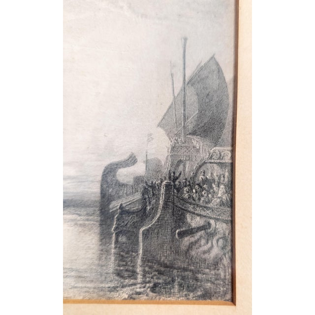 19th Century English Steel Engraving of "Ulysses Deriding Polyphemus" After JMW Turner For Sale - Image 11 of 14